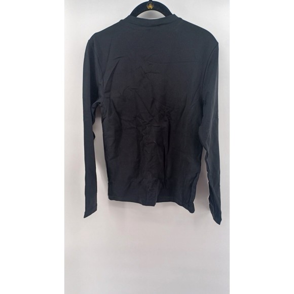 Harley Davidson T-Shirt Women’s Small Black Long Sleeve V-Neck Biker Cool Light - Picture 2 of 7